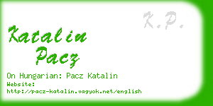 katalin pacz business card